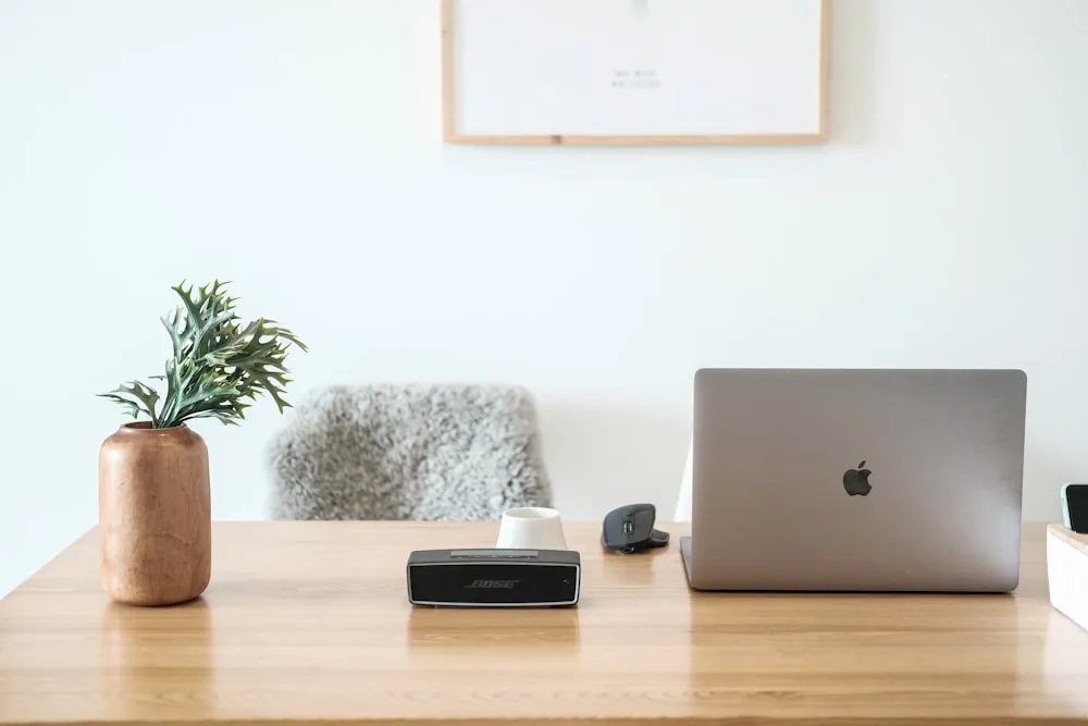 Clean, organized office workspace after professional cleaning in Boston, MA