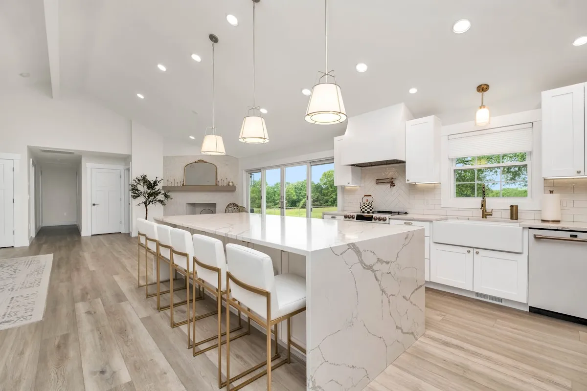 Sparkling kitchen after a professional deep cleaning